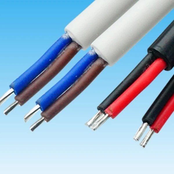 colored coded flat twin cable