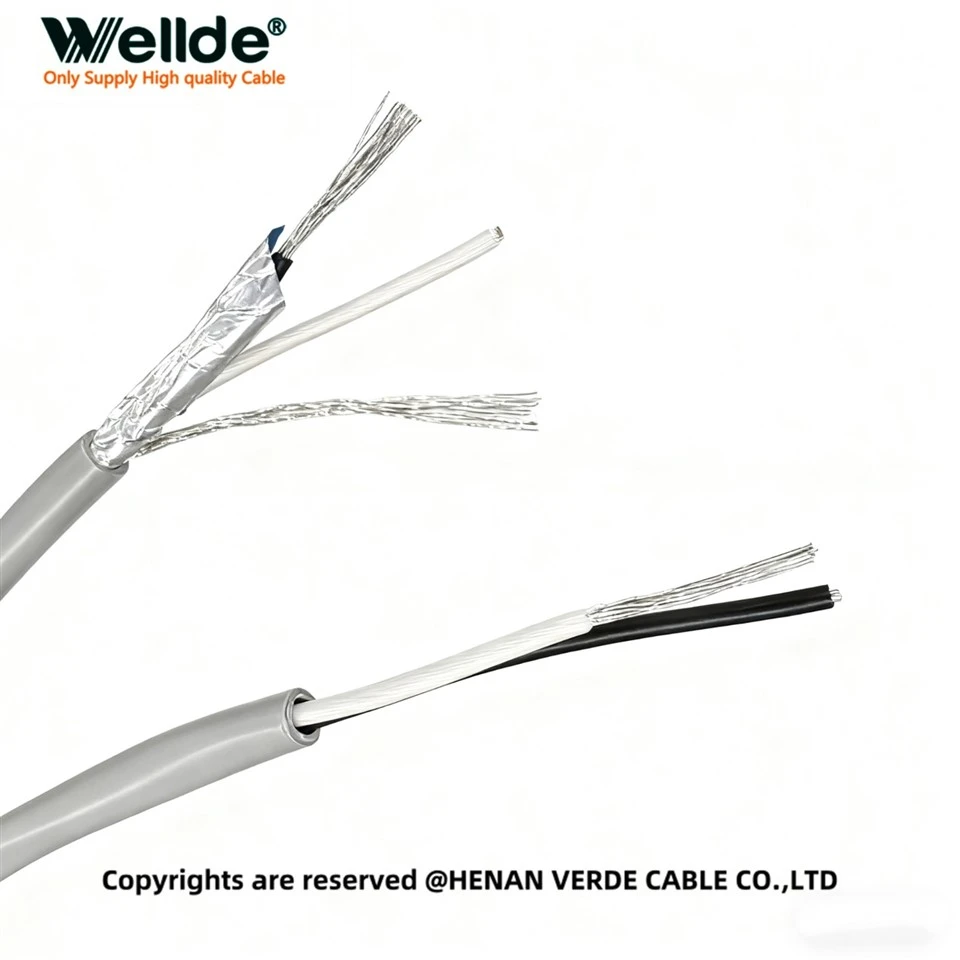 1 pair 16AWG shielded plenum control cable
