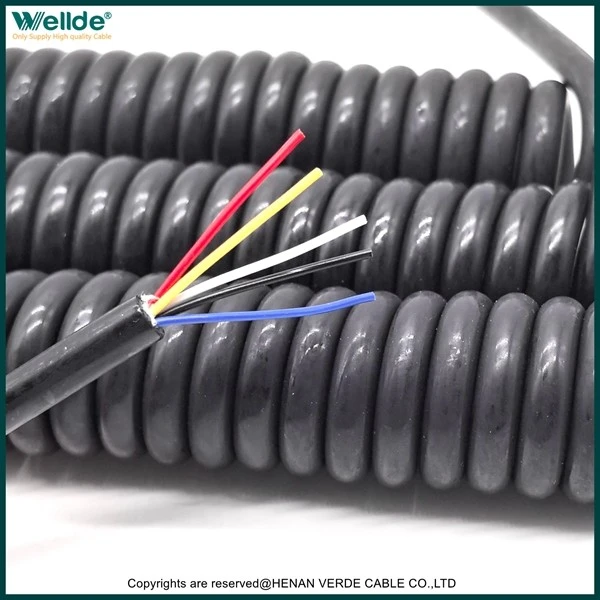 5 Core 0.12 mm Spiral Cable best