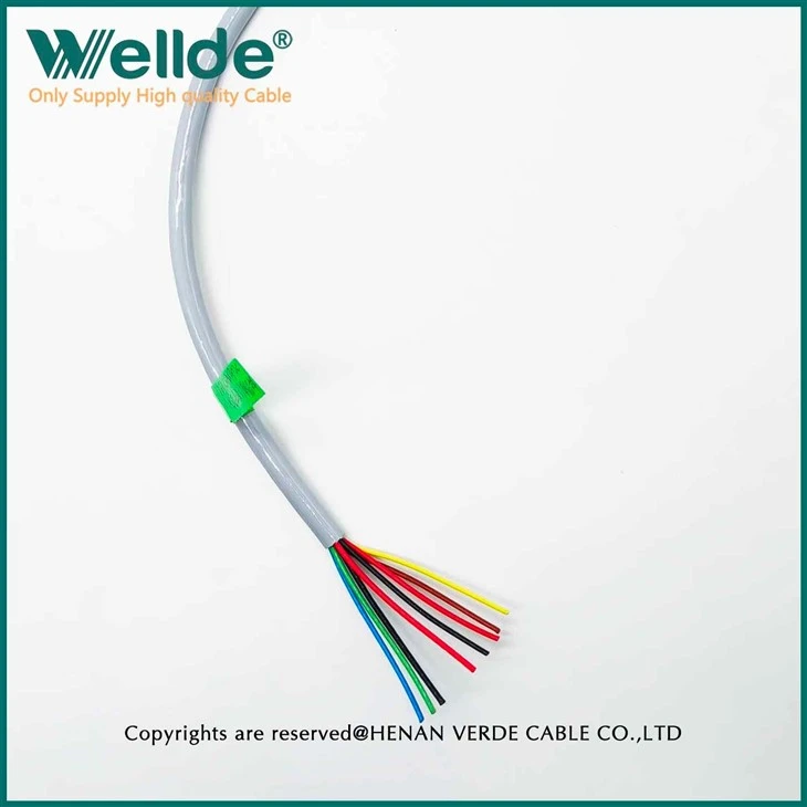 Gray 8 Core High Temperature Cable