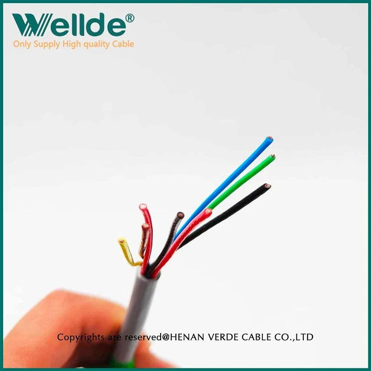 Gray 8 Core High Temperature Cable