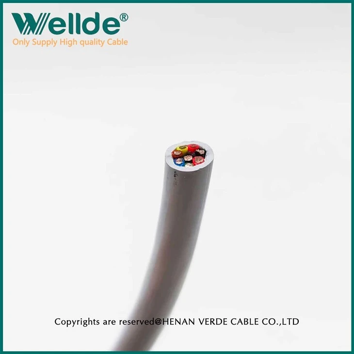 Gray 8 Core High Temperature Cable