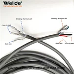 Cabo de controle de PVC automático de 4 núcleos 22AWG